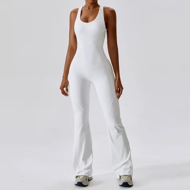 Flare bottom body suit