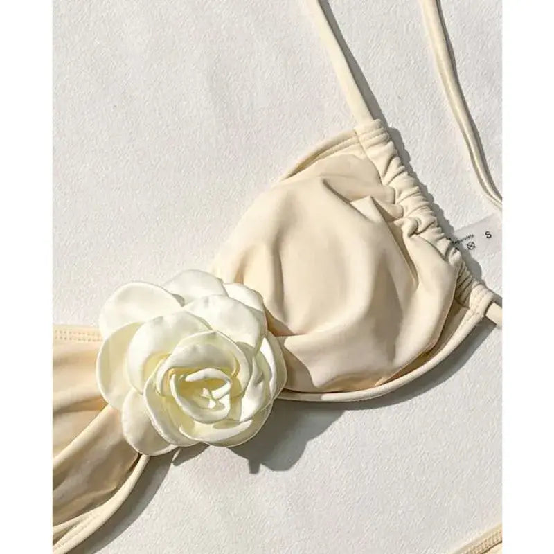 Glam rose bikini set